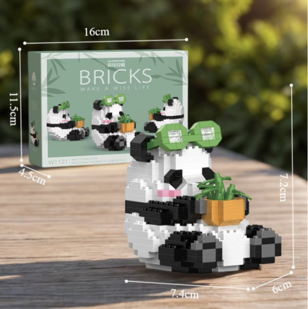 396pcs/box Fubao/Pubao panda mini bricks free shipping