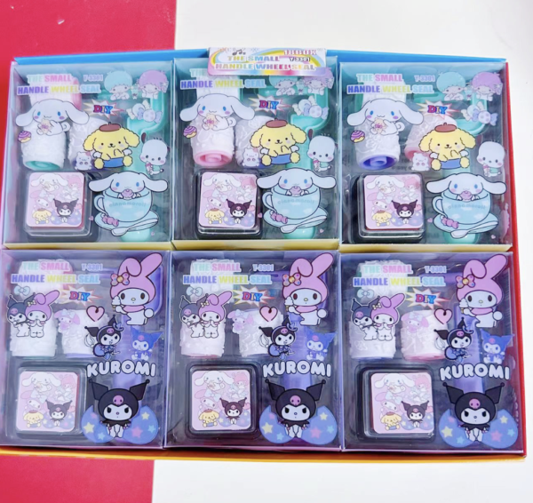1set Sanrio kuromi  handle wheel seal