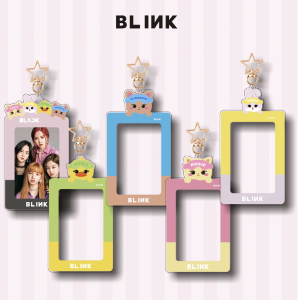 5pcs/set Blackpink blink frame keychain free shipping