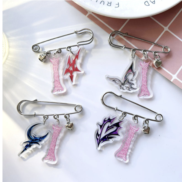 8pcs/set AESPA 《Armageddon》brooch free shipping