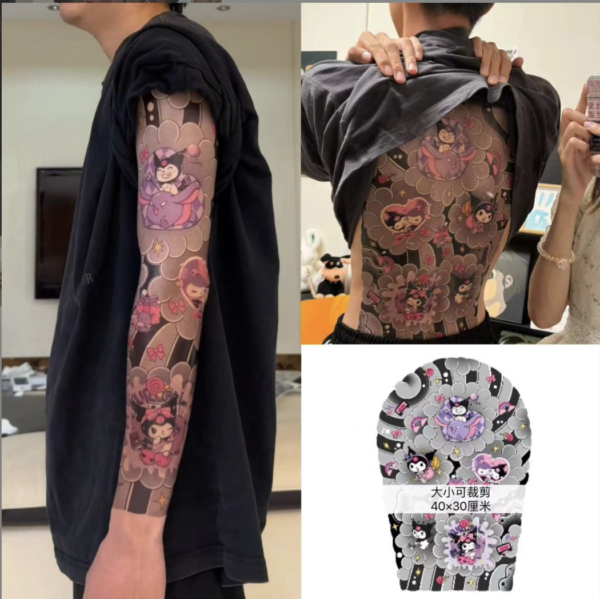 10pcs/set Sanrio kuromi tattoo sticker free shipping