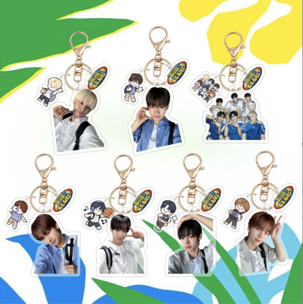 7pcs/set tws member keychain free shipping