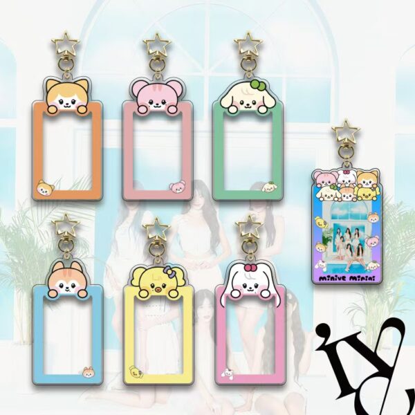 7pcs/set ive member frame keychain free shipping