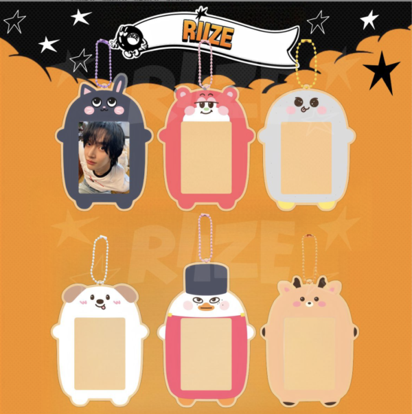 6pcs/set Riize cartoon frame keychain free shipping