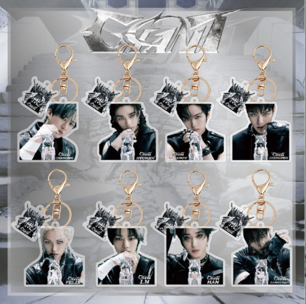 8pcs/set straykids giant keychain free shipping