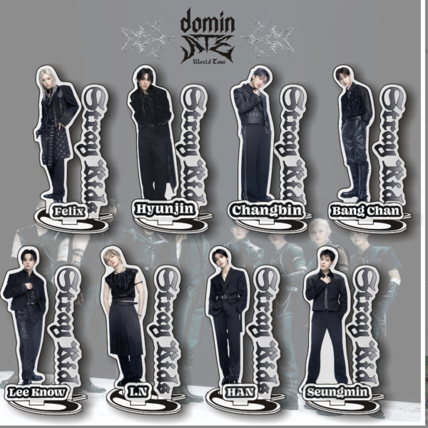 8pcs/set straykids domin ATE standee for free shipping
