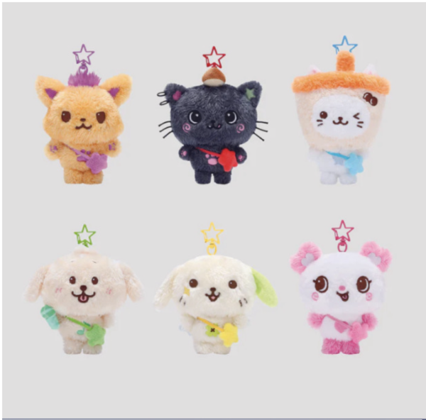 6pcs/set nctwish sakuya RIKU YUSHI 15cm toy keychain free shipping