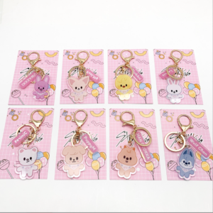 8pcs/set straykids skzoo keychain free shipping