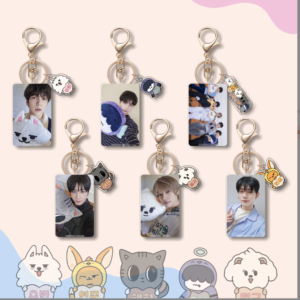 6pcs/set TOMORROW X TOGETHER cartoon keychain free shipping