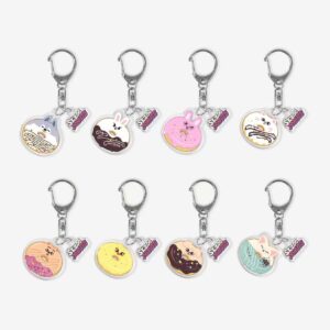 8pcs/set straykids skzoo keychain free shipping