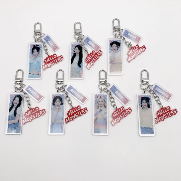 7pcs/set babymonster hello monster keychain free shipping