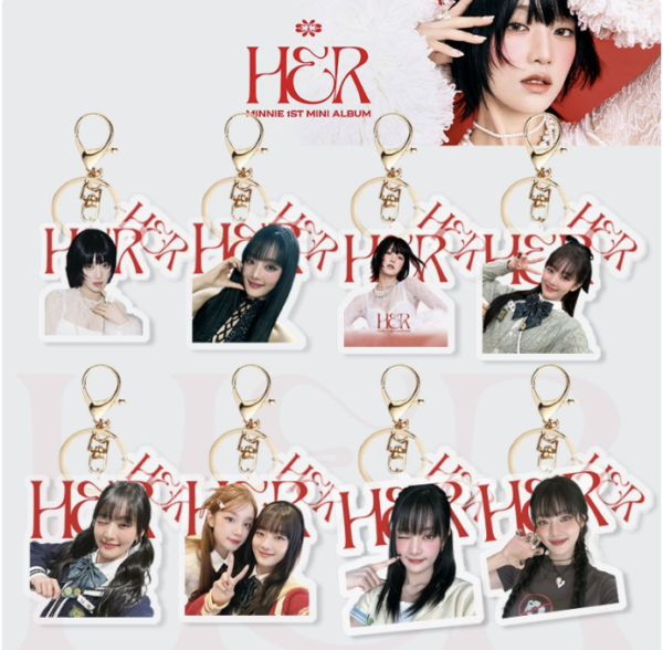 9pcs/set (g)i-del her keychain free shipping - Image 2