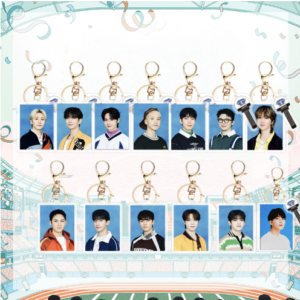 13pcs/set seventeen member keychain free shipping