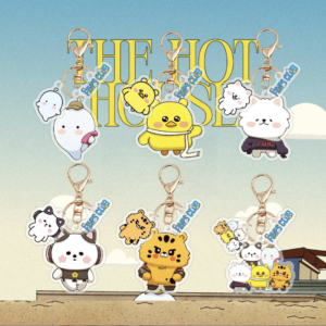 6pcs/set LE SSERAFIM member keychain free shipping