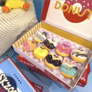 8pcs/set straykids  donuts   plush toy keychain free shipping