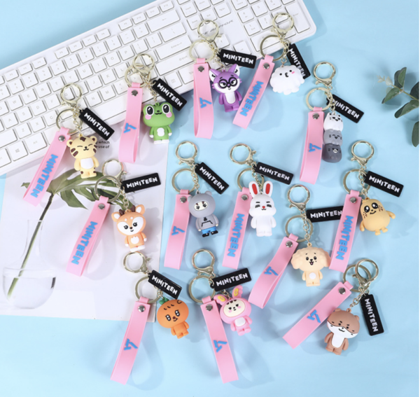 13pcs/set seventeen mini teen keychain free shipping