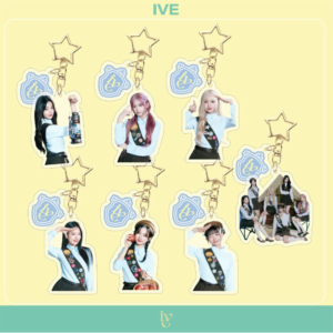 7pcs/set ive scout member keychain free shipping