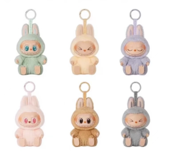 6pcs/set pop mart labubu 15cm dolly free shipping