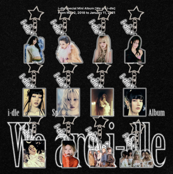 12pcs/set g-idle  we are keychain free shipping