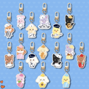 14pcs/set ateez aniteez keychain free shipping