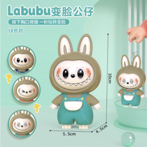 5pcs/set labubu change faces keychain free shipping