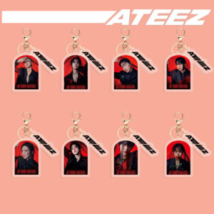 8pcs/set ateez keychain free shipping