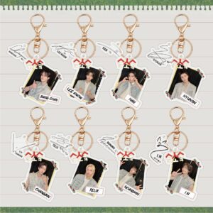 8pcs/set straykids keychain free shipping