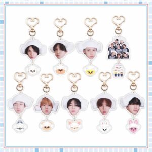 9pcs/set straykids keychain free shipping
