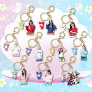 10pcs/set twice keychain free shipping