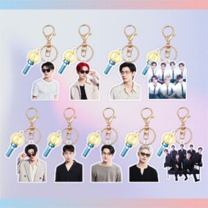 9pcs/set Ateez keychain free shipping