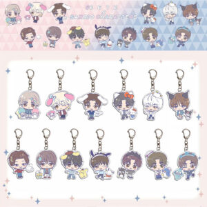 13pcs/set seventeen cartoon keychain free shipping