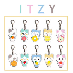 10pcs/set itzy cartoon keychain free shipping
