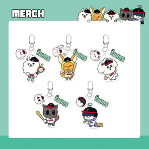 5pcs/set tomorrowxtogether txt cartoon keychain free shipping