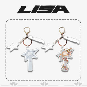 2pcs/set blackpink Lisa keychain free shipping