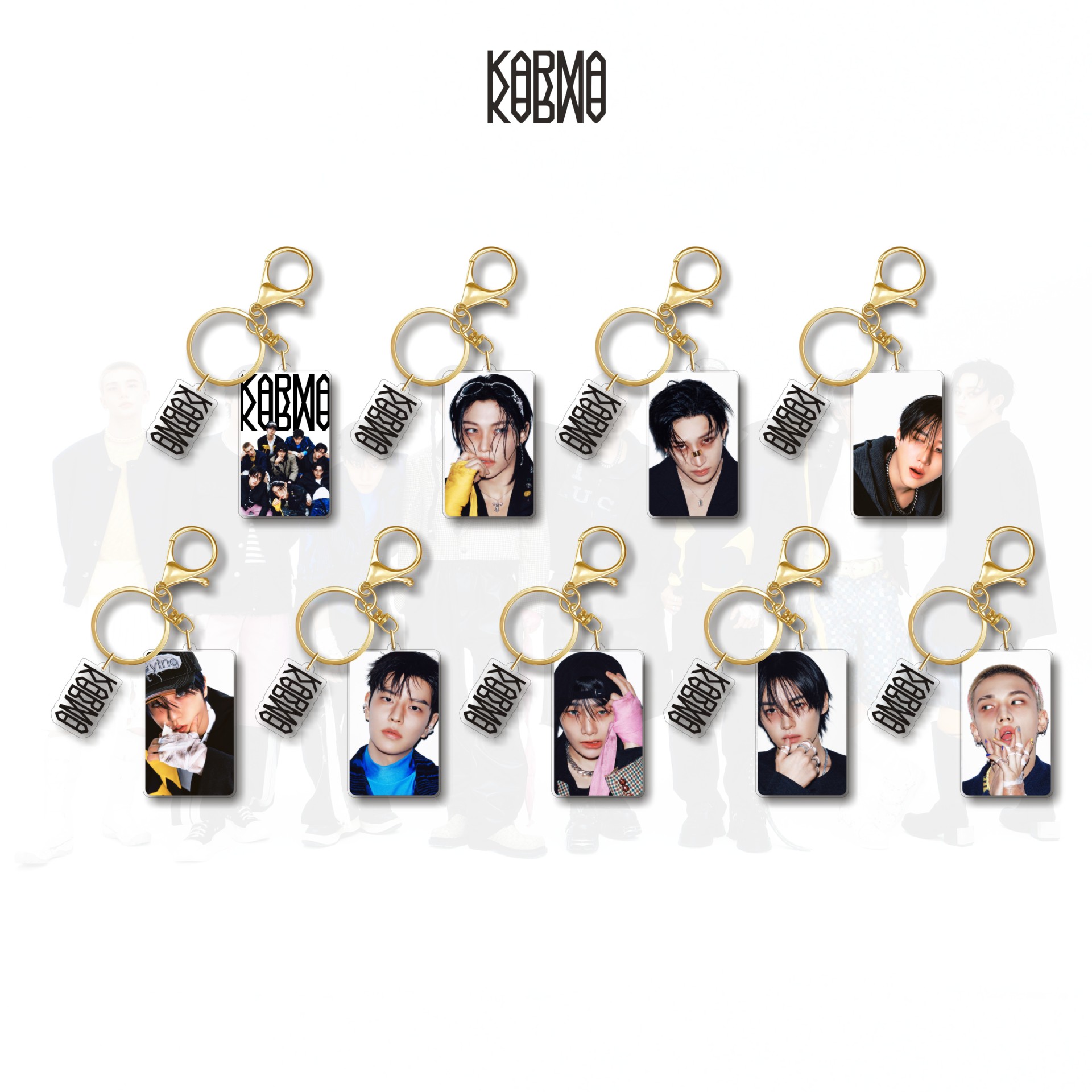 9pcs/set straykids keychain free shipping