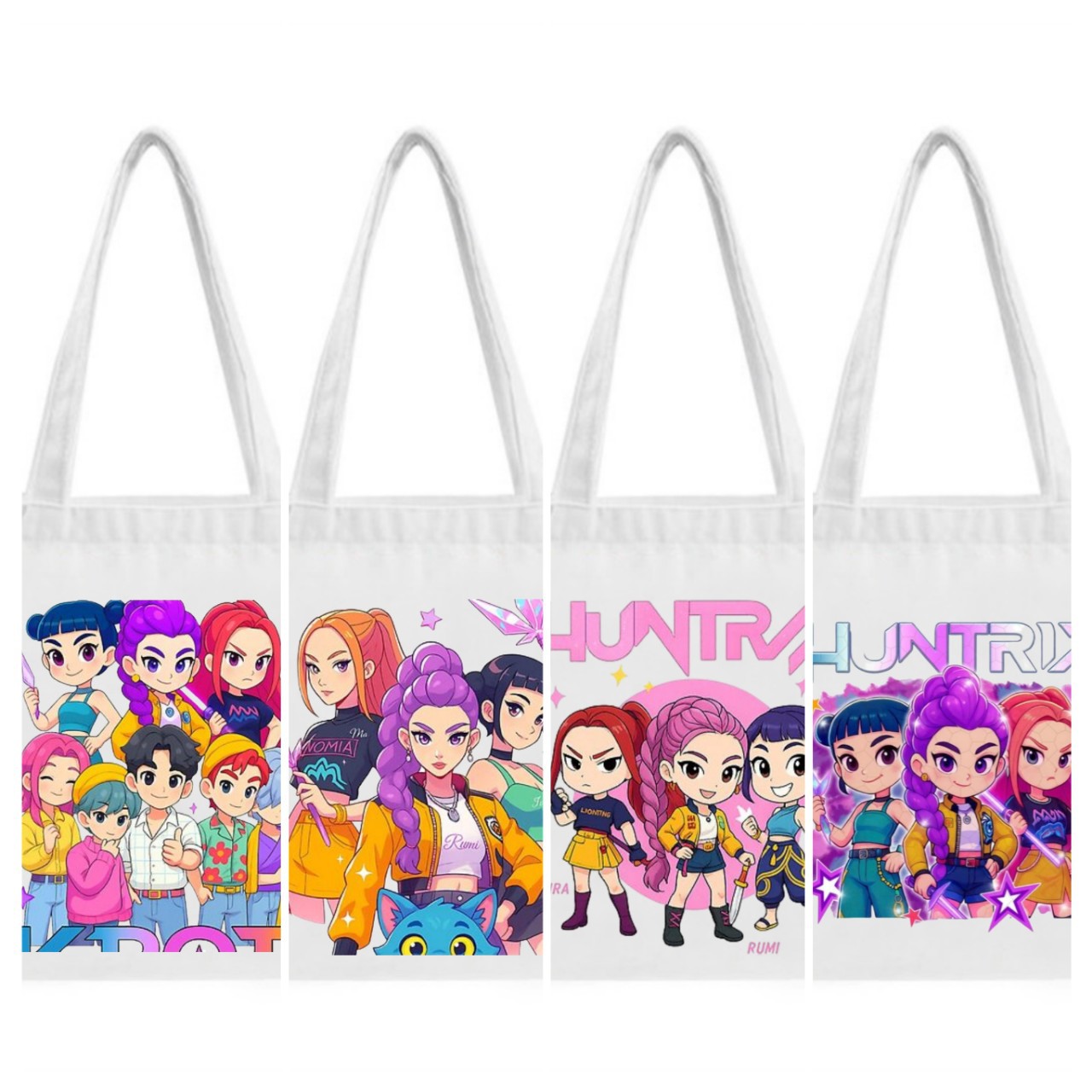 4pcs/set hunterix canvas tote free shipping