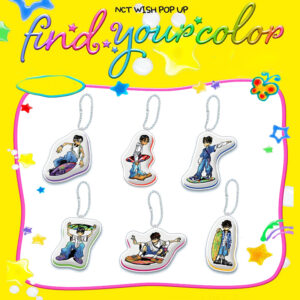 6pcs/set nct keychain free shipping