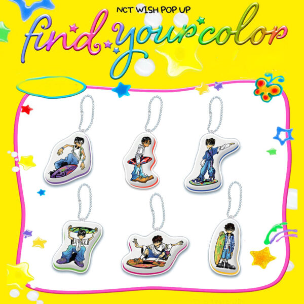 6pcs/set nct keychain free shipping