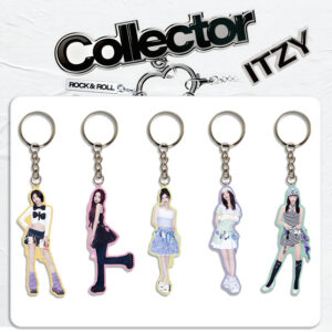5pcs/set itzy collector keychain free shipping