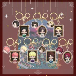 7pcs/set enhypen cartoon keychain free shipping