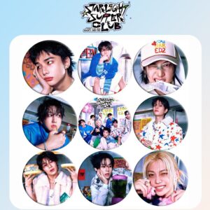 9pcs/set straykids brooch free shipping