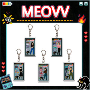 5pcs/set meovv keychain free shipping