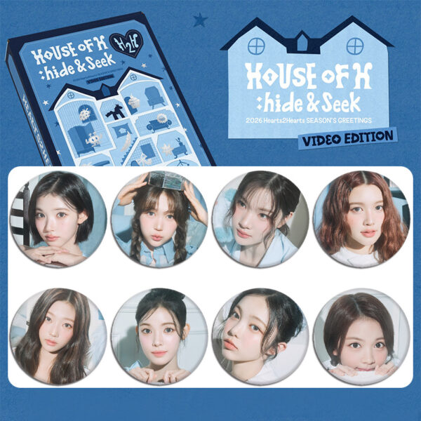 8pcs/set hearts2hearts brooch free shipping