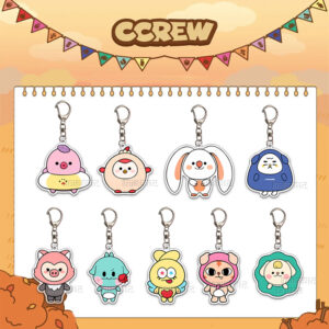 9pcs/set Cravity cartoon keychain