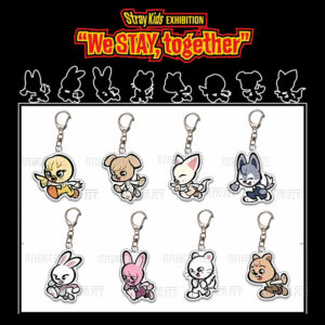 8pcs/set straykids skzoo keychain free shipping
