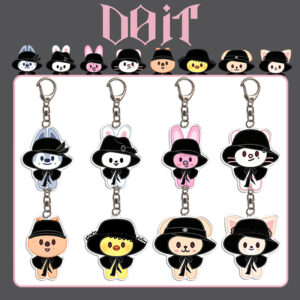 8pcs/set straykids skzoo keychain free shipping