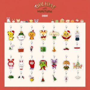 21pcs/set seventeen miniteen keychain free shipping
