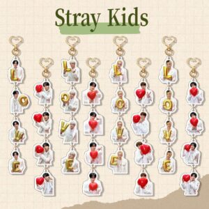 8pcs/set straykids keychain free shipping