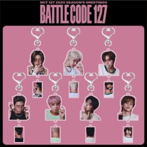 7pcs/set nct127 keychain free shipping