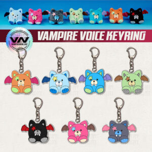 7pcss/set vampire voice keychain free shipping